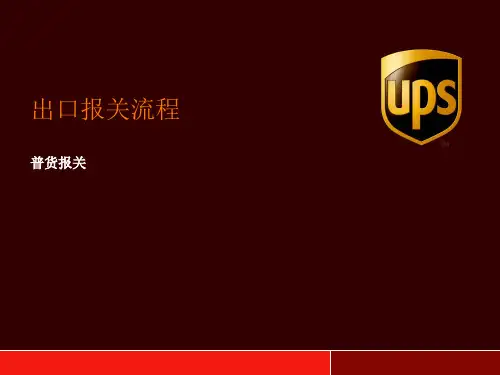 出口报关流程-PPT课件