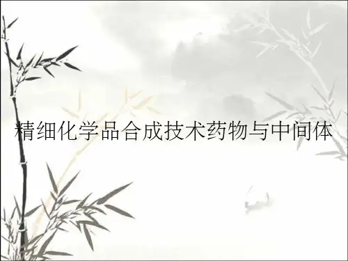 精细化学品合成技术药物与中间体