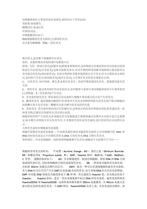 荧光染料