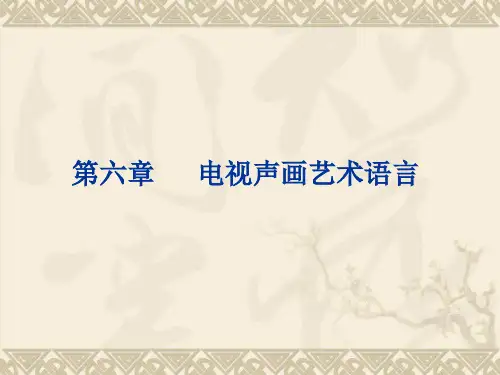 电视声画艺术语言