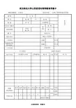 学籍卡样本