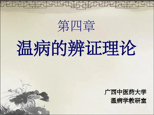 温病学辨证理论