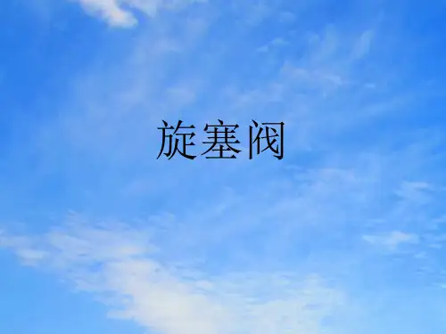 旋塞阀知识介绍