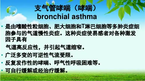 支气管哮喘哮喘-