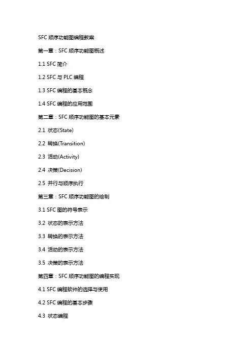 SFC顺序功能图编程教案