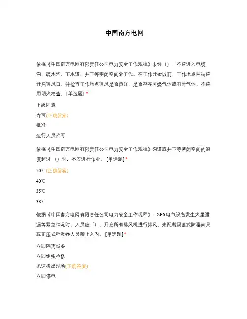 中国南方电网