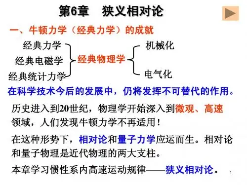 狭义相对论