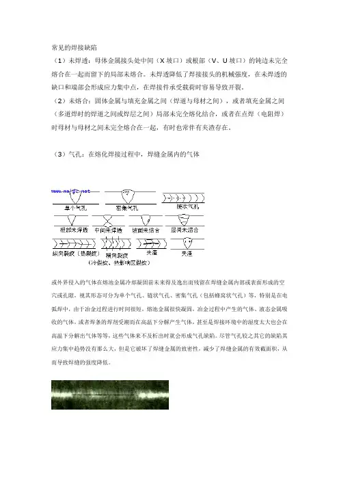 焊接缺陷影像分析