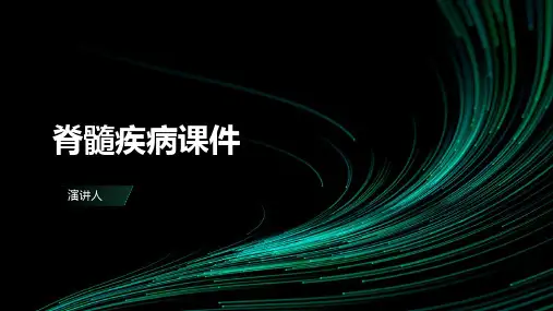 脊髓疾病课件