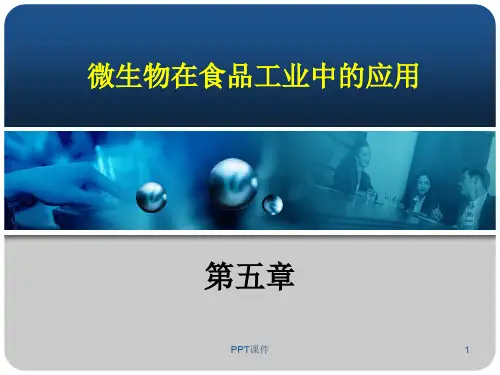 第5章 微生物在食品工业中的应用  ppt课件