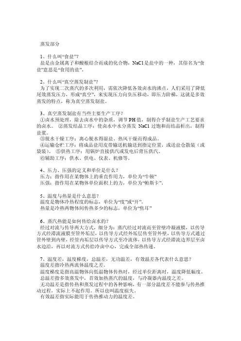真空制盐500问