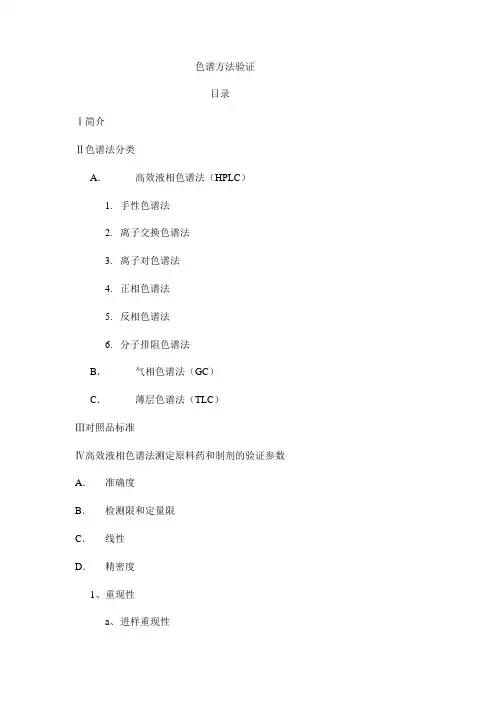 CDER色谱方法验证