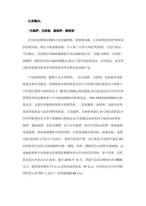 合作社融资模式