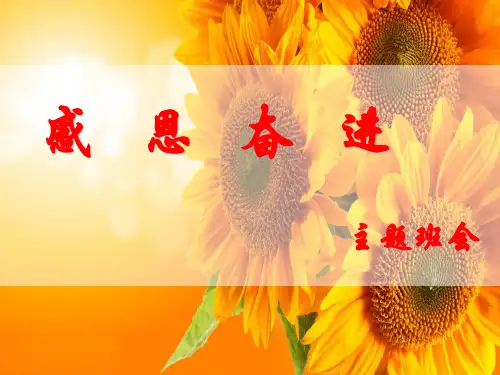 感恩奋进