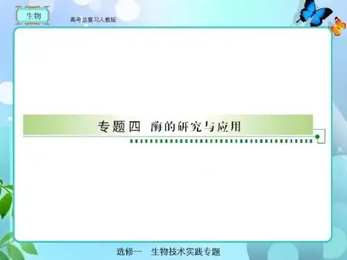 高考总复习 生物选修1-4