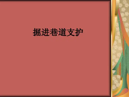掘进巷道支护ppt课件