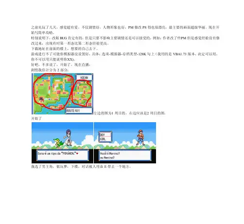口袋妖怪白金光2攻略