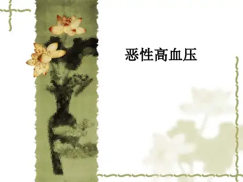 恶性高血压ppt课件