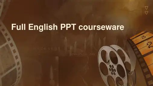 全英文ppt课件