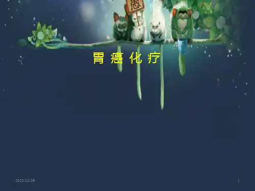 胃癌化疗ppt