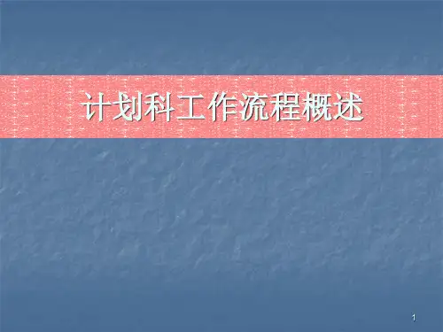 计划培训ppt课件