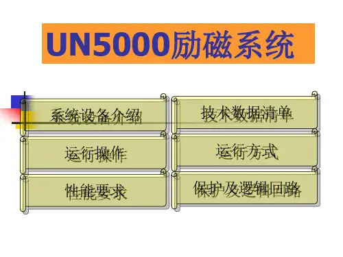 ABB-UN5000励磁系统专题