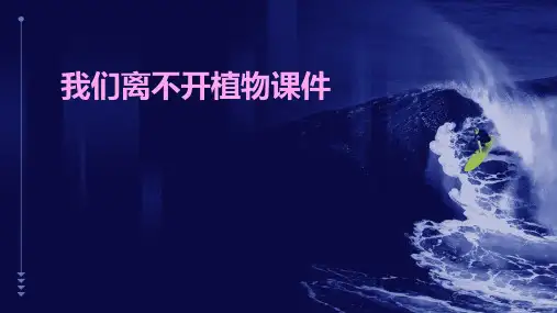 我们离不开植物课件