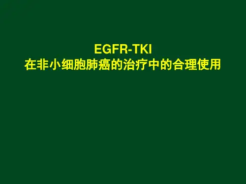 EGFR-TKI在非小细胞肺癌的治疗中的合理使用.ppt