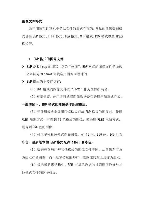 图像文件格式