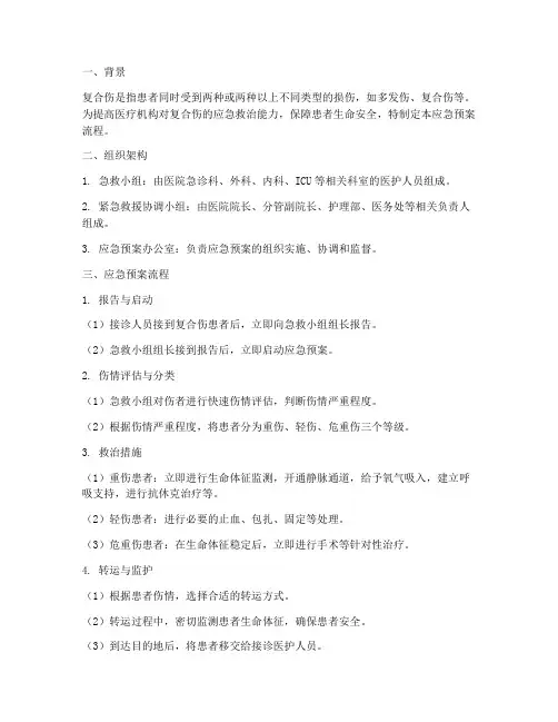 复合伤应急预案流程