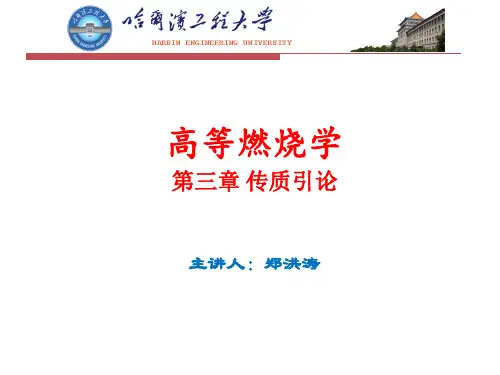 高等燃烧学讲义第3章(郑洪涛3学时)