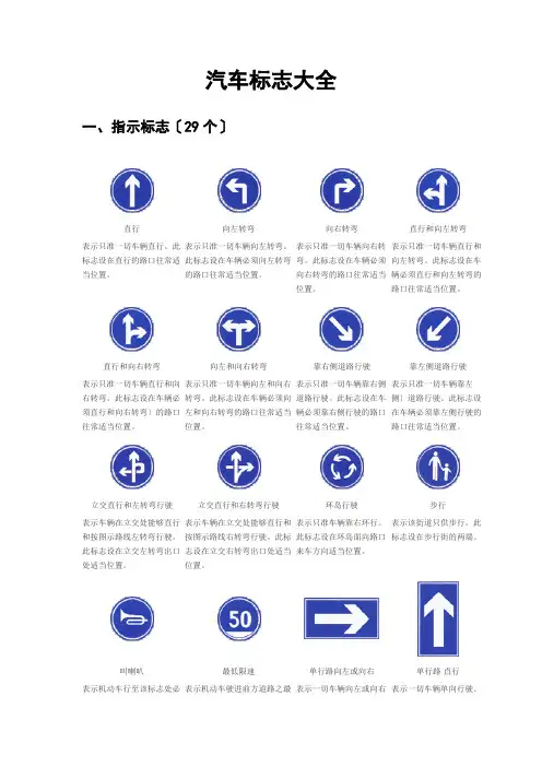 汽车标志大全