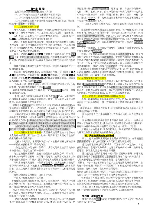 建筑空间组合论精华