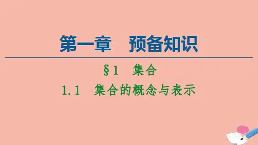 1.1集合的概念与表示课件