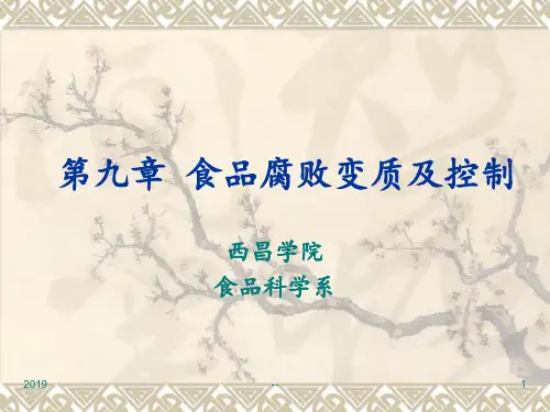 微生物引起食品变质ppt课件