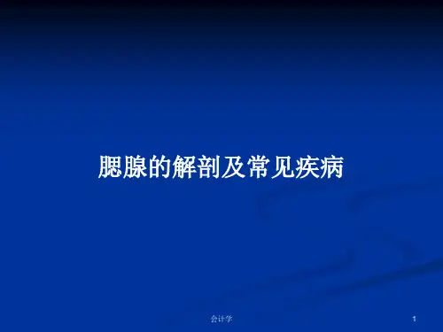 腮腺的解剖及常见疾病PPT教案