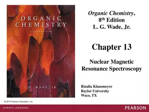 13_Lecture核磁共振谱(37页)(自学)