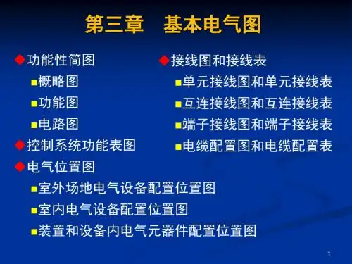 第3章  基本电气图