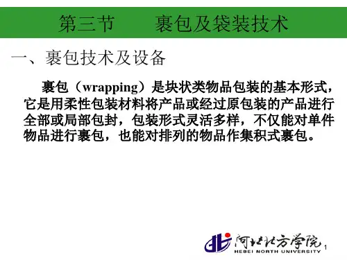 第七章3 裹包与袋装技术讲解