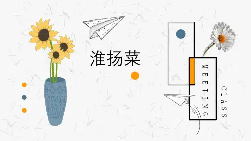 家乡的淮扬菜—饮食文化作业