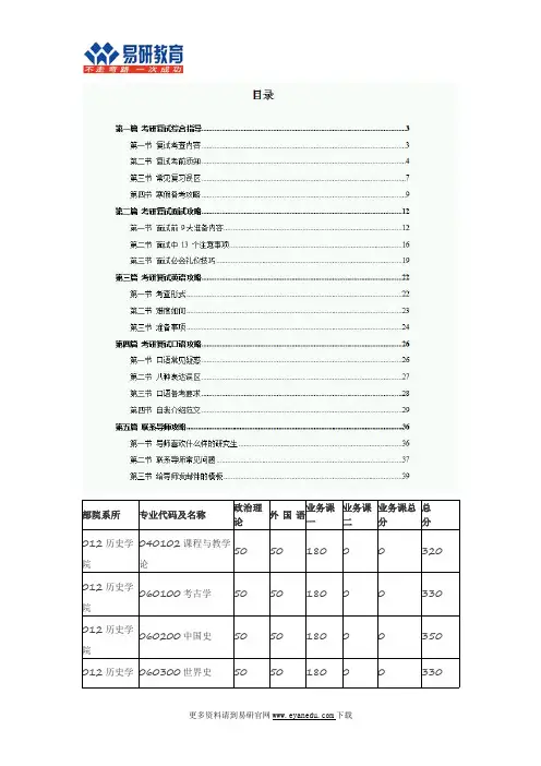 2016北京师范大学历史学院考研复试分数线、面试、英语口语、听力如何准备