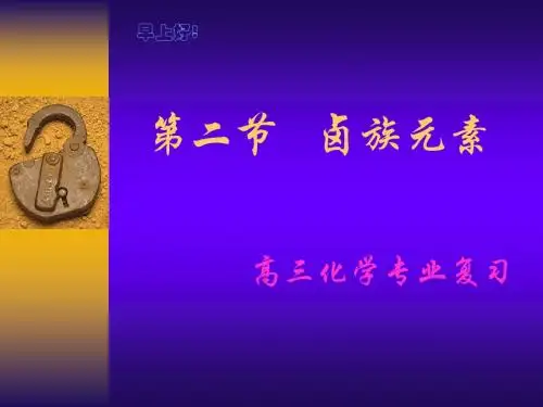 【化学课件】卤族元素
