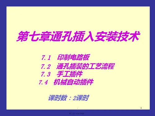 通孔插入安装技术PPT课件
