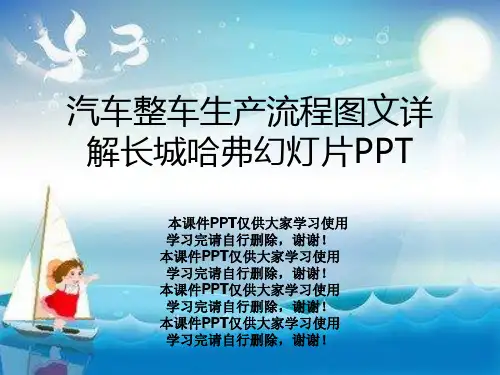 汽车整车生产流程图文详解长城哈弗幻灯片PPT