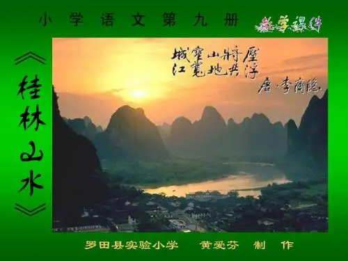 小学语文第九册