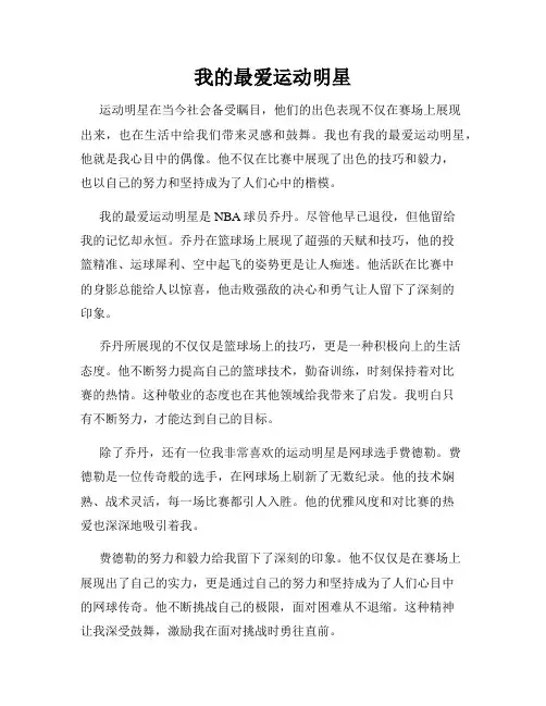 我的最爱运动明星