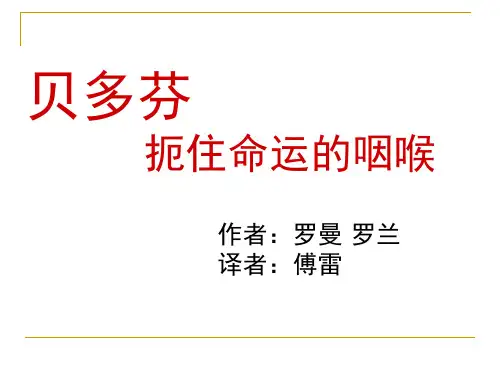 《贝多芬：扼住命运的咽喉》参考课件2