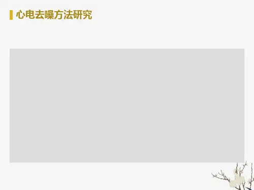 心电去噪方法研究