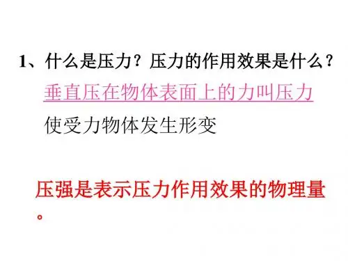 《液体压强》教学课件25 人教版