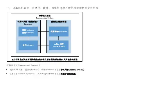 个人整理-GAMP5-在仪器上的分类